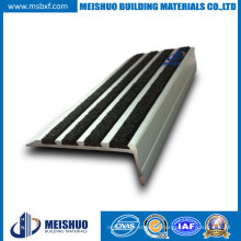 Carborundum Insertar Escúter Nosing Strips / Anti Slip Aluminum Stair Nosing